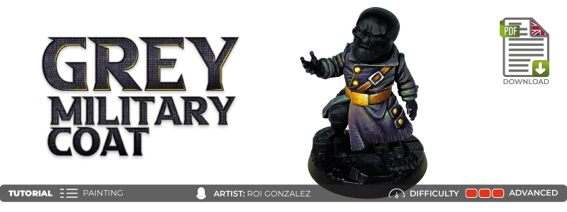 Paint a gray military coat - Advanced tutorial